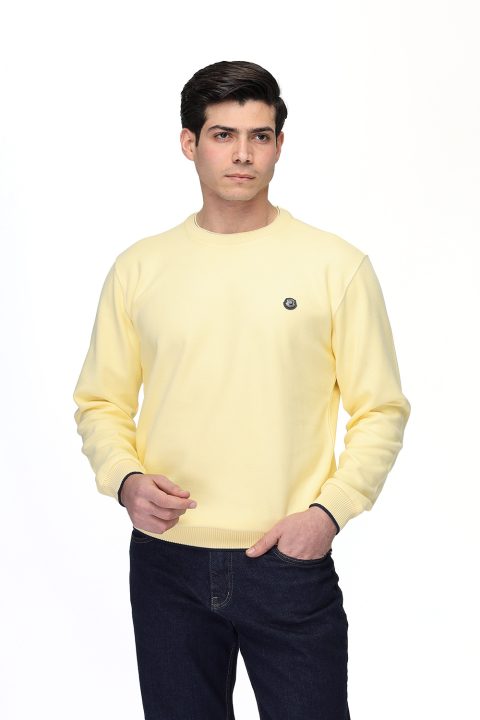 Regular Fit Sweat Shirt Yellow