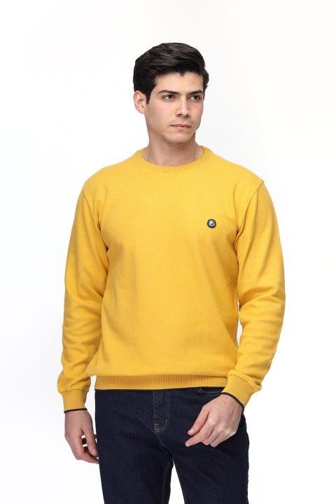 Regular Fit Sweat Shirt Yellow - Image 3