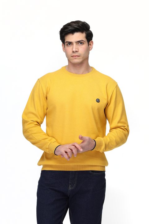 Regular Fit Sweat Shirt Yellow