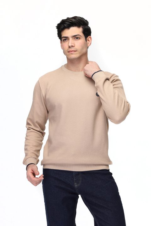 Regular Fit Sweat Shirt Beige - Image 3