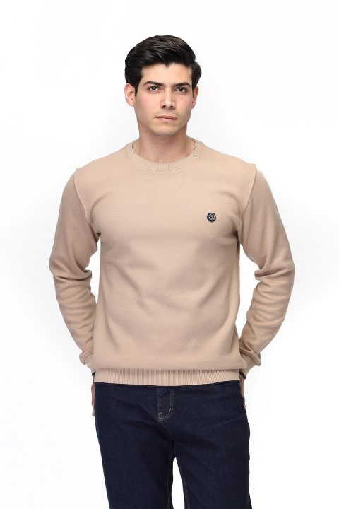 Regular Fit Sweat Shirt Beige