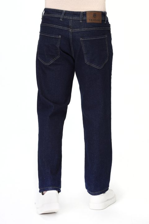 Regular Fit Trousers Jeans Dark Blue - Image 4