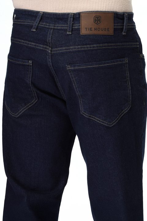 Regular Fit Trousers Jeans Dark Blue - Image 5