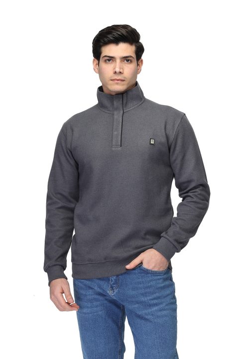 Regular Fit Sweat Shirt Gray - Image 3