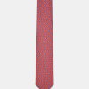 Jacquard Tie 7 cm Red