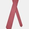 Jacquard Tie 7 cm Red - Image 2