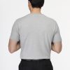 Regular Fit Knitted T-Shirt Gray - Image 4