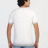 Regular Fit Knitted T-Shirt Off White - Image 3