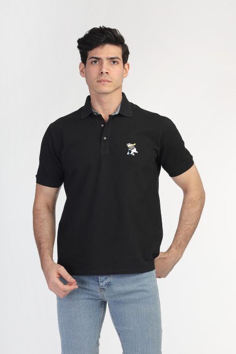Polo Shirt Regular Fit Black