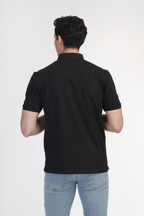 Polo Shirt Regular Fit Black - Image 3