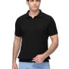 Polo Shirt Regular Fit Knitted Black