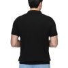 Polo Shirt Regular Fit Knitted Black - Image 4