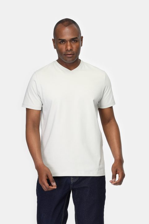 Regular Fit T-Shirt V Light Green - Image 3