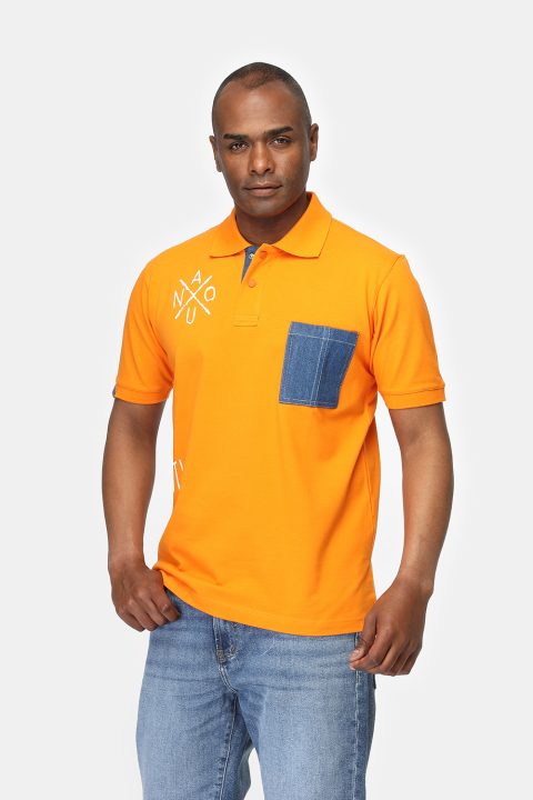 Polo Shirt Regular Fit Orange