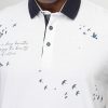 ⁦بولو شيرت - ريجولار فيت - أبيض⁩ - الصورة ⁦2⁩