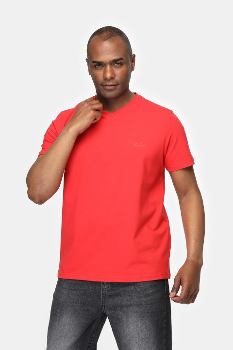 Regular Fit T-Shirt V Red