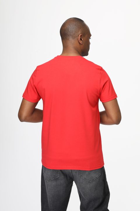 Regular Fit T-Shirt V Red - Image 3