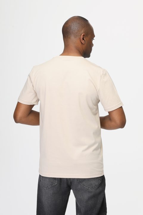 Regular Fit T-Shirt Beige - Image 3