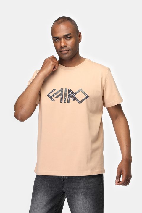 Regular Fit T-Shirt Beige - Image 3