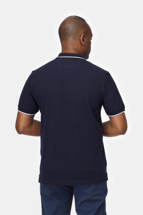 Polo Shirt Regular Fit Dark Blue - Image 4