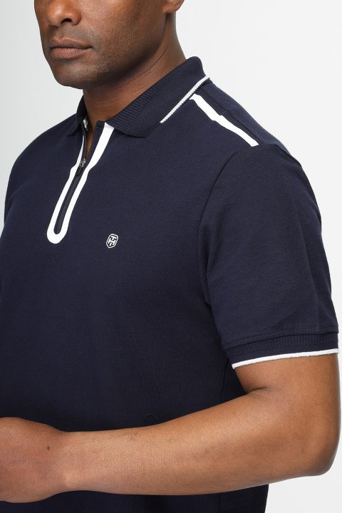 Polo Shirt Regular Fit Dark Blue - Image 5
