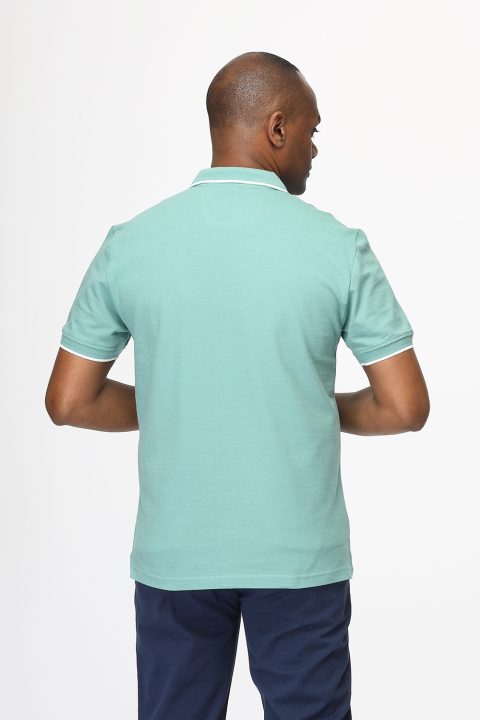 Polo Shirt Regular Fit Light Green - Image 3