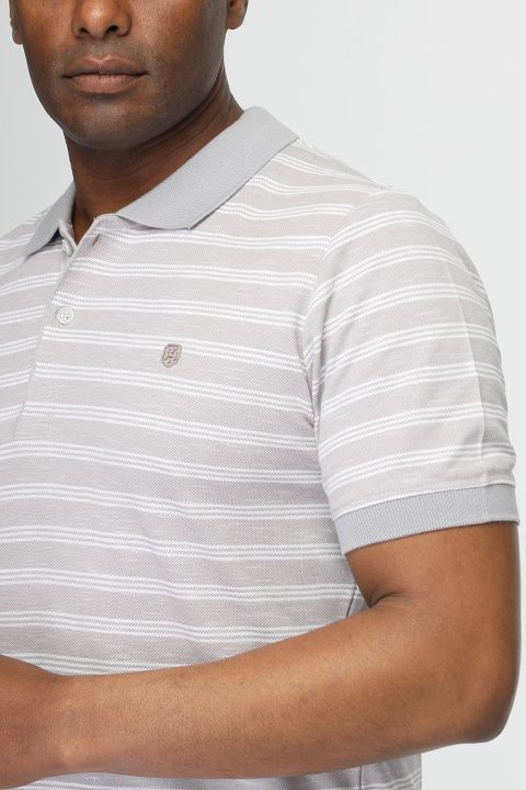 Polo Shirt Regular Fit Gray - Image 4