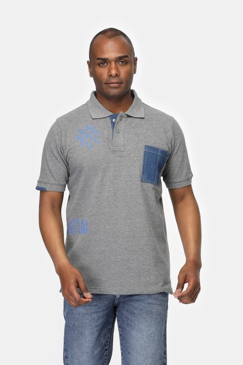 Polo Shirt Regular Fit Gray