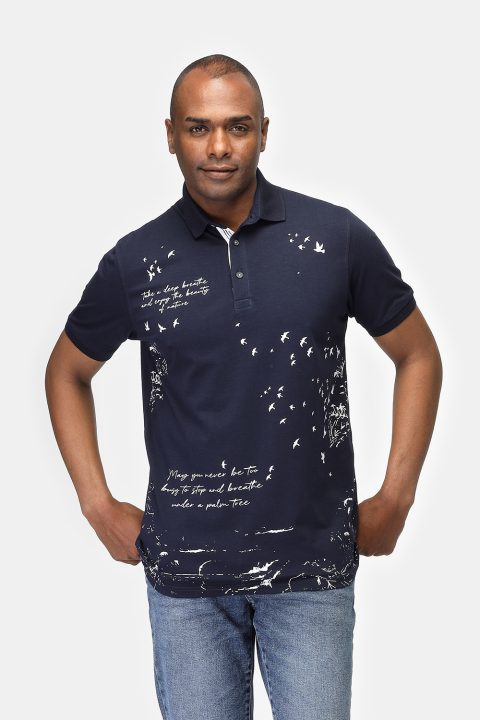 Polo Shirt Regular Fit Dark Blue