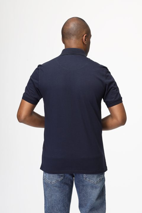 Polo Shirt Regular Fit Dark Blue - Image 3