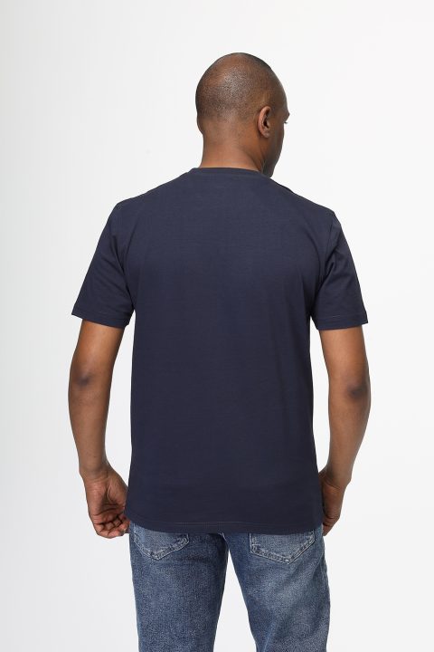 Regular Fit T-Shirt Dark Blue - Image 4