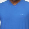 Regular Fit T-Shirt V Blue - Image 3