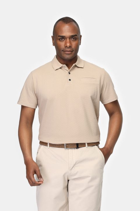 Polo Shirt Regular Fit Beige