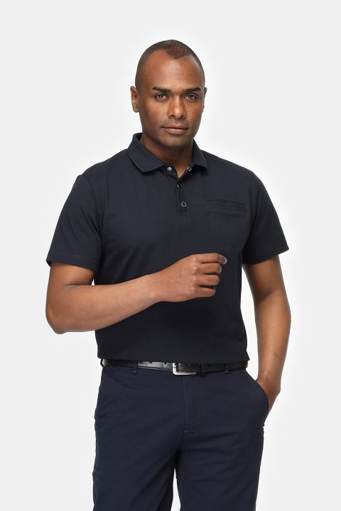 Polo Shirt Regular Fit Dark Blue