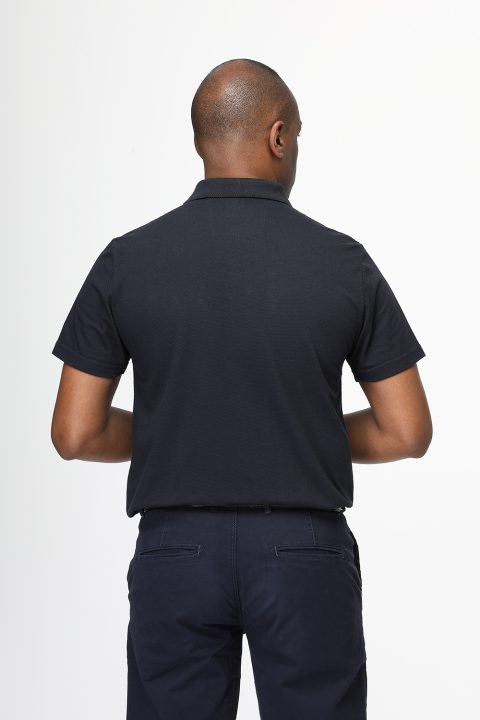 Polo Shirt Regular Fit Dark Blue - Image 3