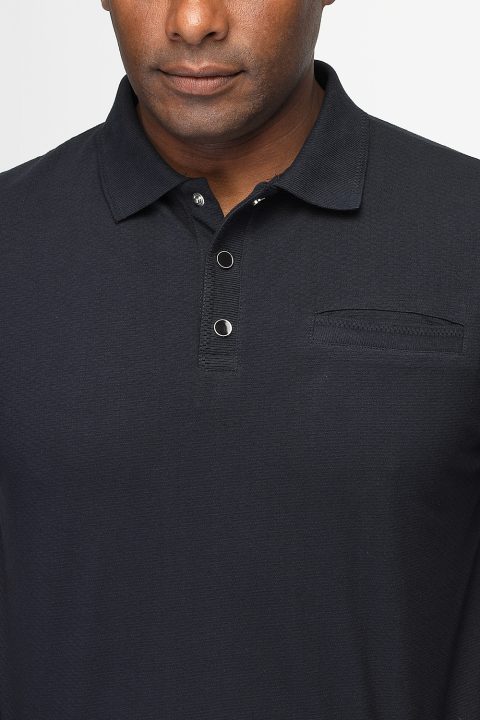 Polo Shirt Regular Fit Dark Blue - Image 2