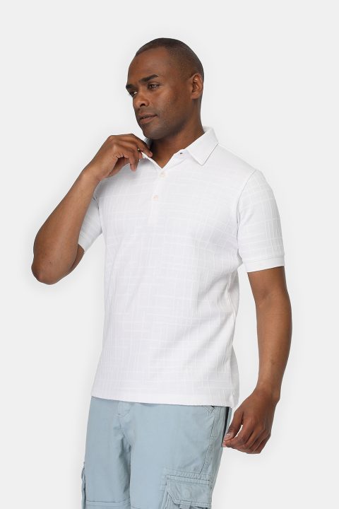 Polo Shirt Regular Fit White - Image 3