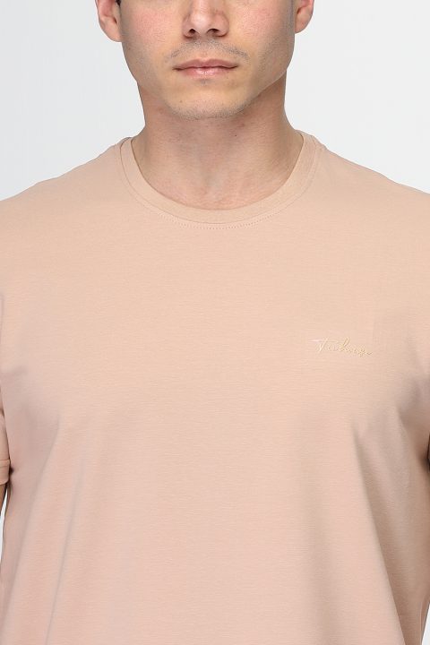 Regular Fit T-Shirt Beige - Image 3