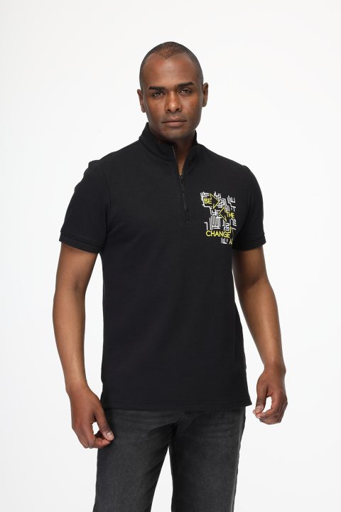 Polo Shirt Regular Fit Black
