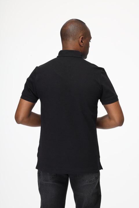 Polo Shirt Regular Fit Black - Image 4