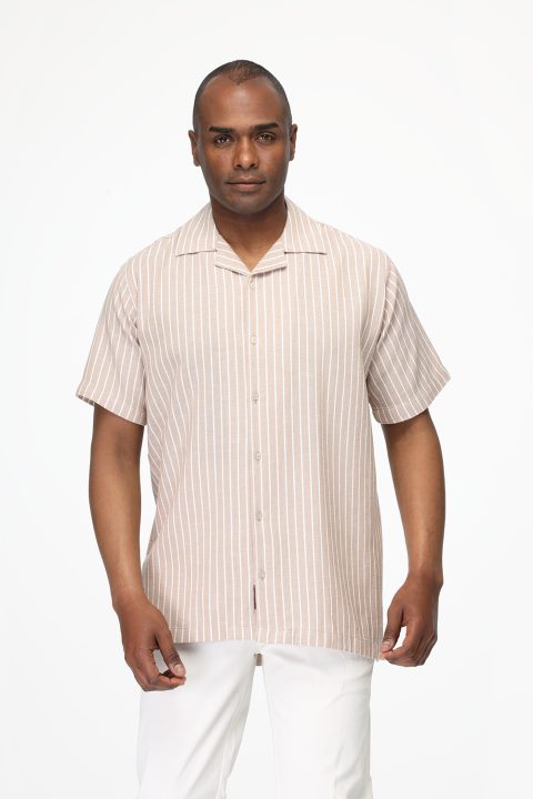 New Fit Shirt Half Beige