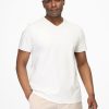 Regular Fit T-Shirt V Off White