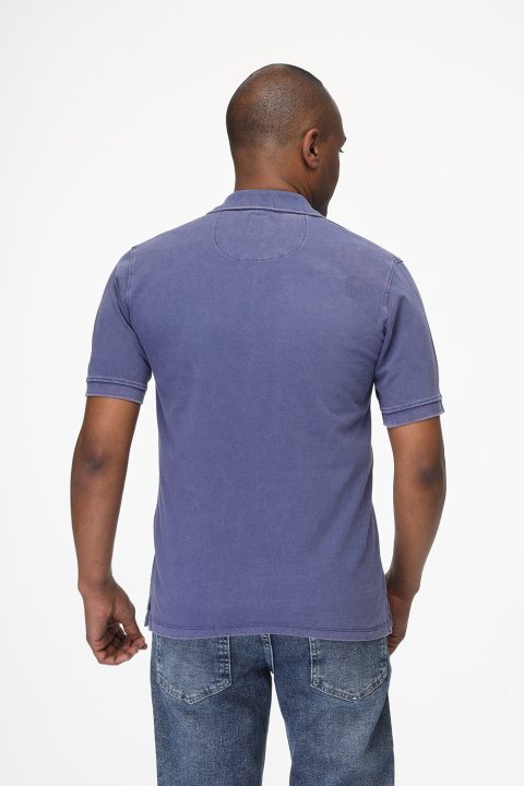 Polo Shirt Regular Fit Blue - Image 3
