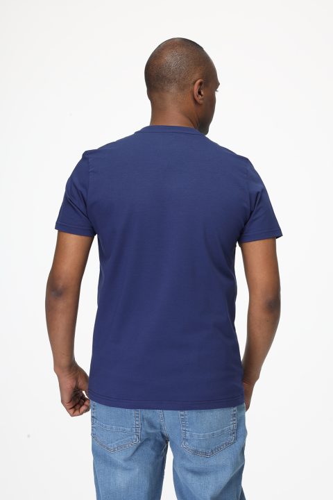 Regular Fit T-Shirt V Dark Blue - Image 3