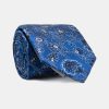 Jacquard Tie 7 cm Blue