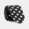 Jacquard Tie 7 cm Black