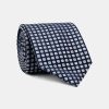 Jacquard Tie 7 cm Dark Blue