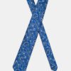 Jacquard Tie 7 cm Blue - Image 2