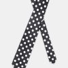 Jacquard Tie 7 cm Black - Image 2