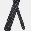 Jacquard Tie 7 cm Black - Image 2